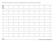 learning to write numbers worksheet