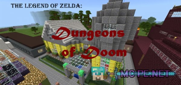 legend of zelda adventure map minecraft pe