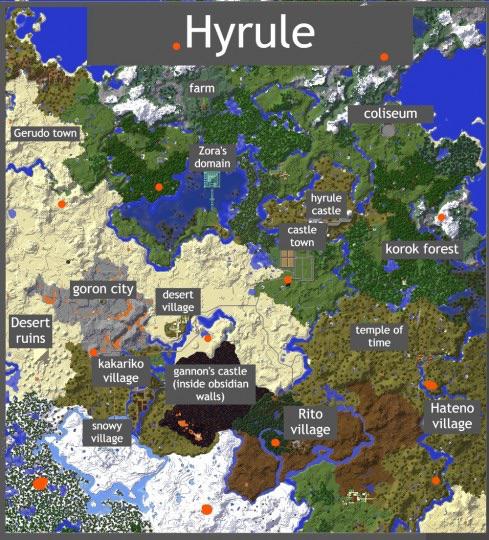 legend of zelda adventure map minecraft pe