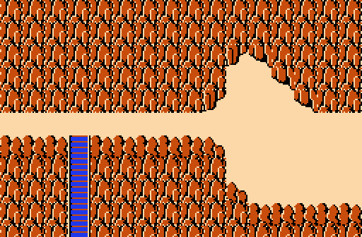 legend of zelda hyrule map nes