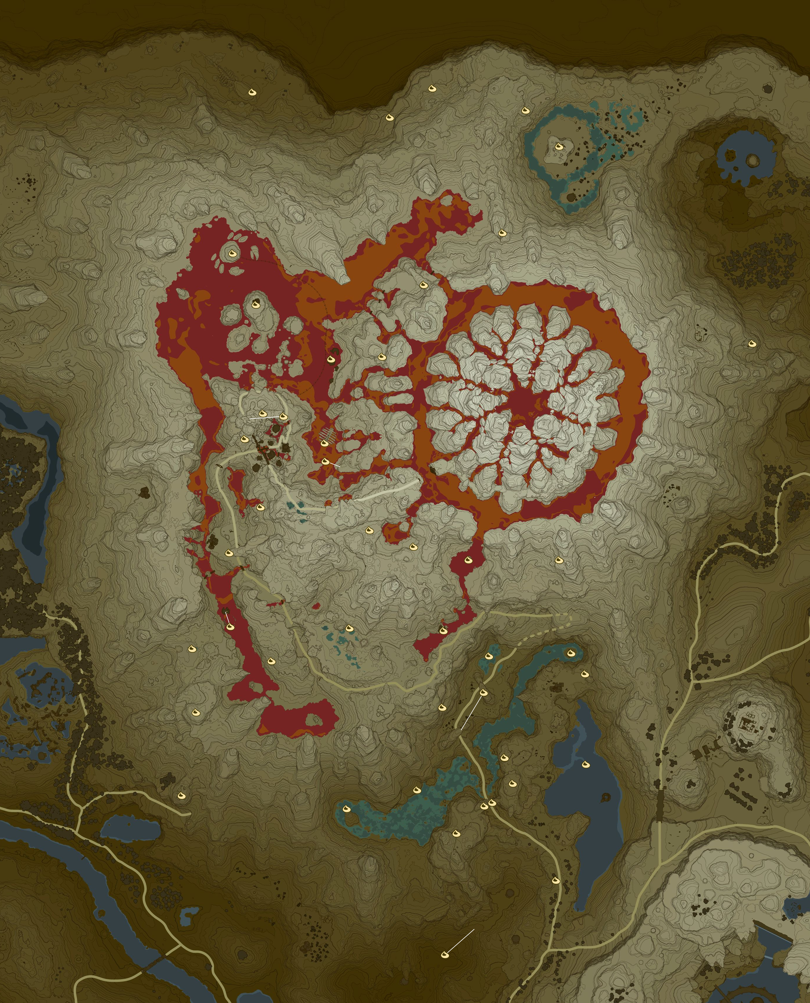 legend of zelda korok map
