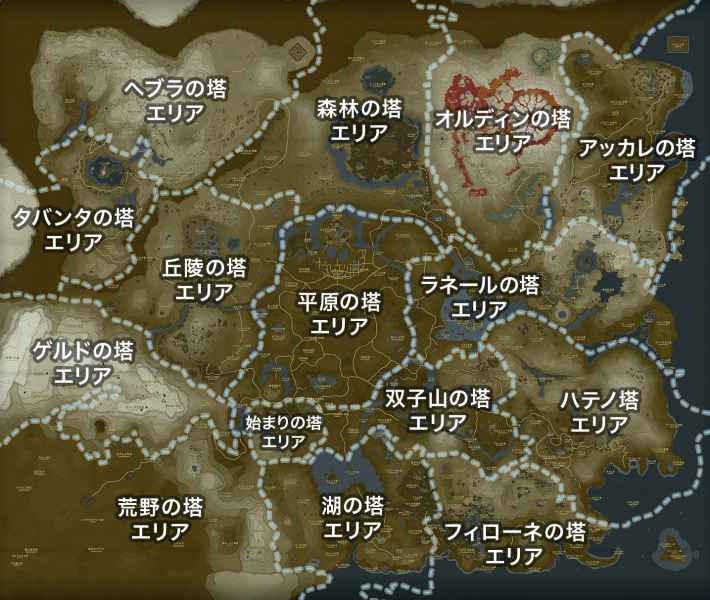 legend of zelda korok map