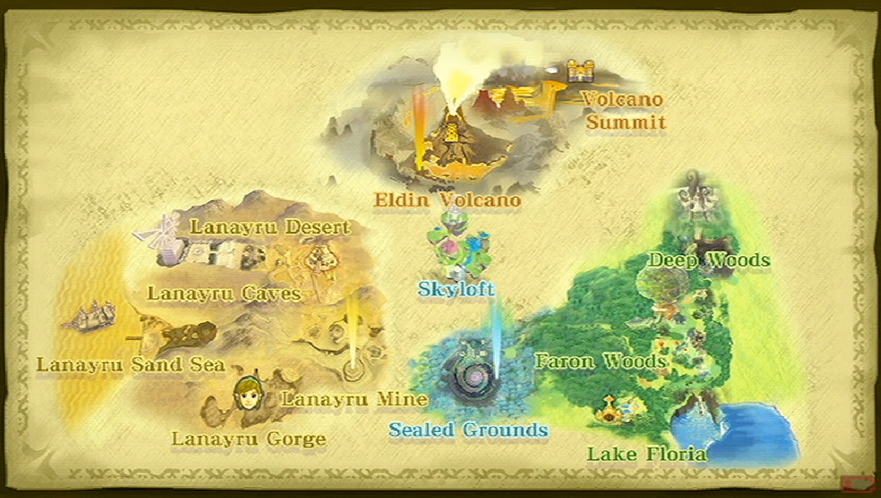 legend of zelda map and cheats