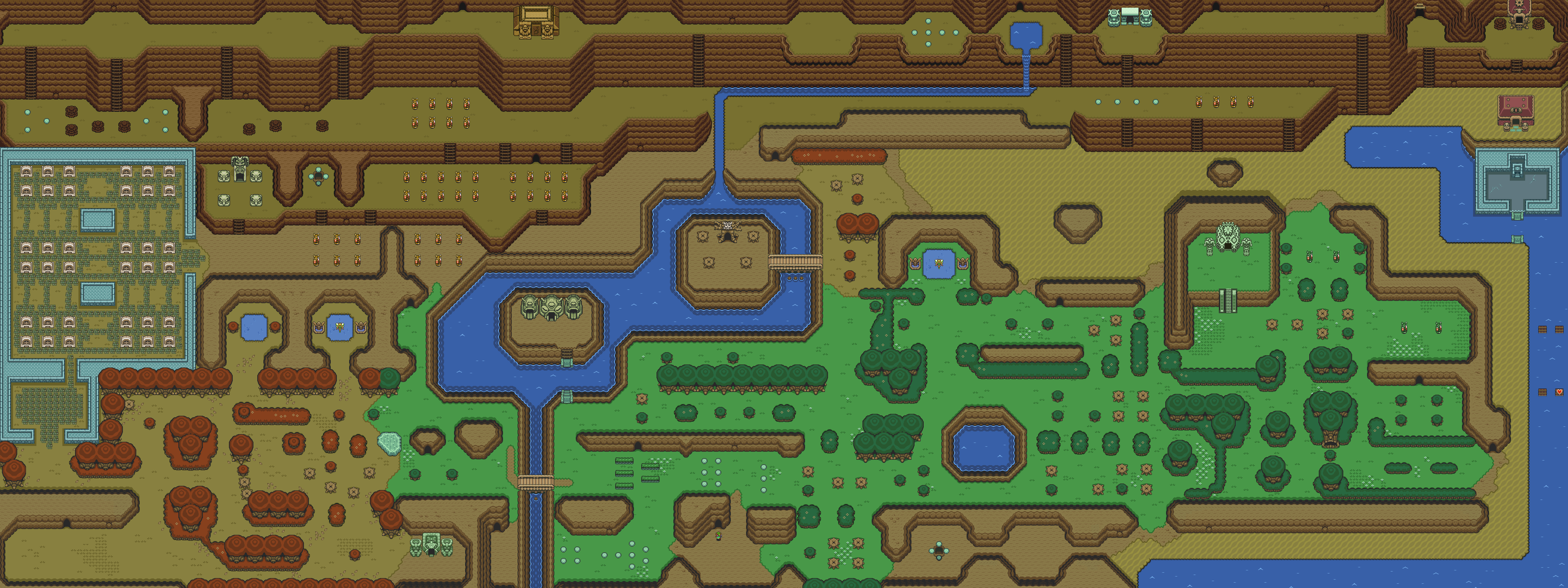 legend of zelda map and secrets
