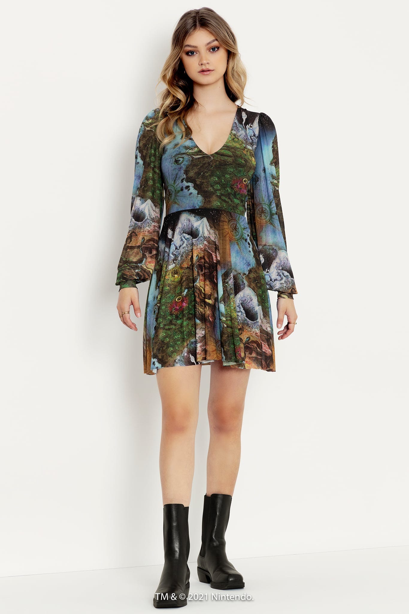 legend of zelda map dress