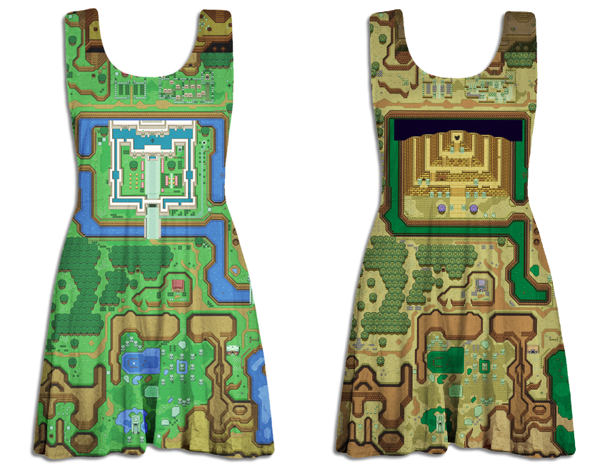 legend of zelda map dress