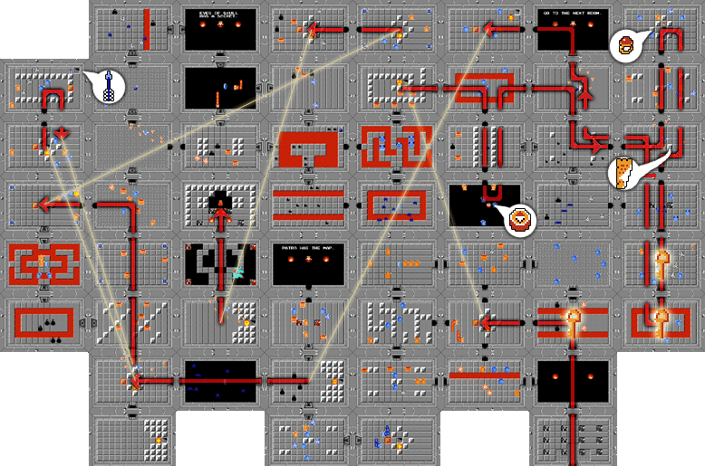 legend of zelda map dungeon 9