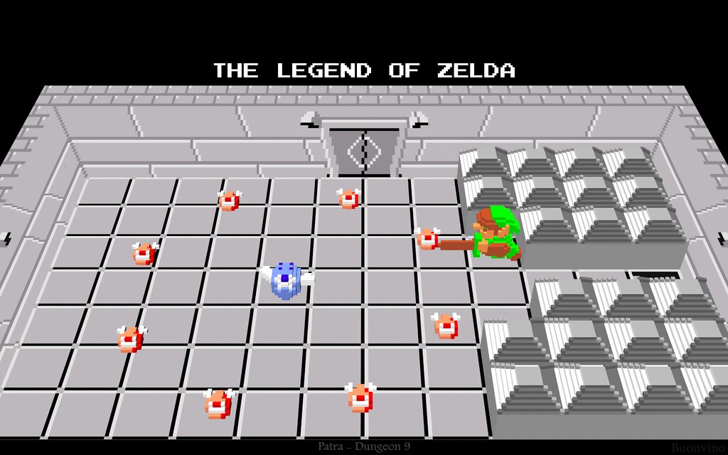 legend of zelda map dungeon 9