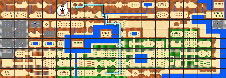 legend of zelda map dungeon 9