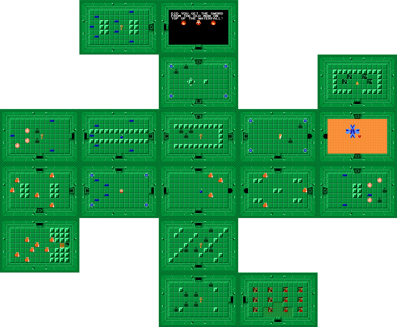 legend of zelda map guide