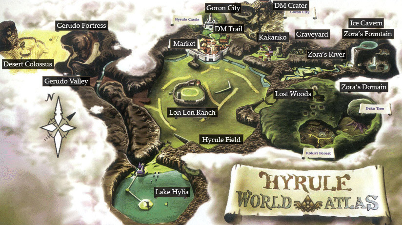 legend of zelda map heart containers