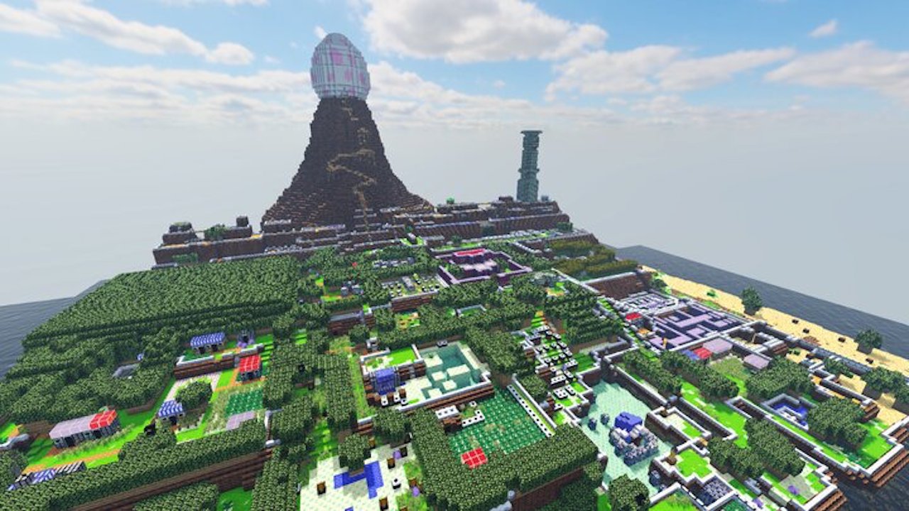 legend of zelda map in minecraft