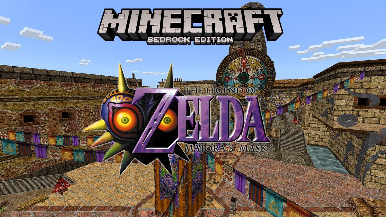 legend of zelda map mcpe