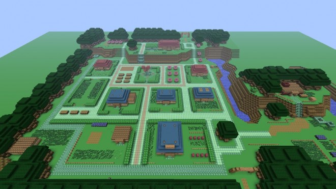 Amazing fan-created Zelda map in Minecraft - Zelda Dungeon