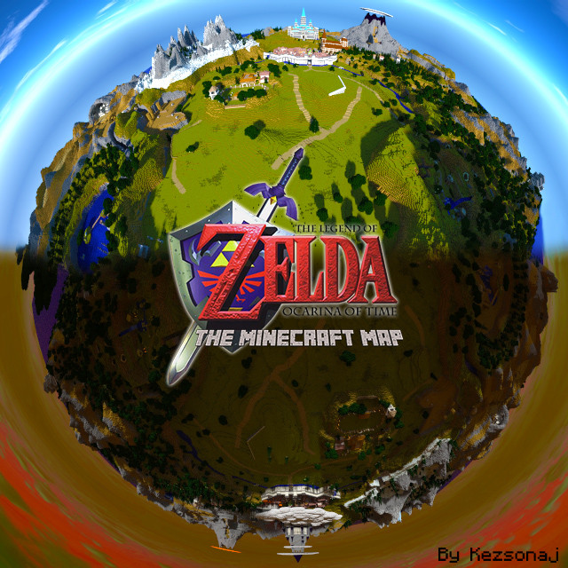legend of zelda map mcpe