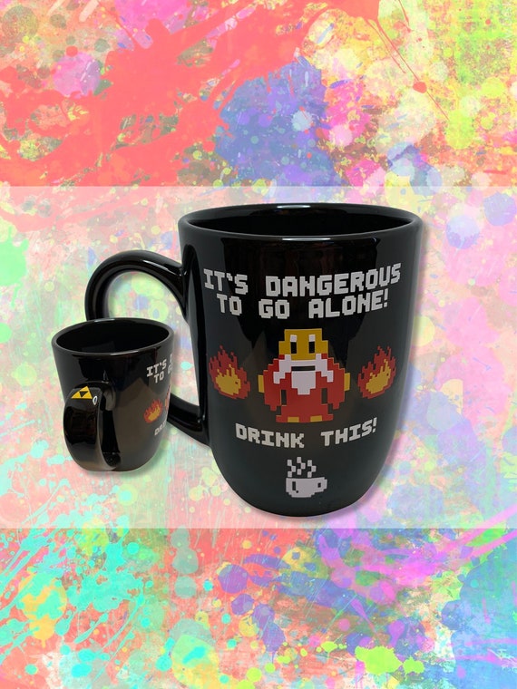 legend of zelda map mug