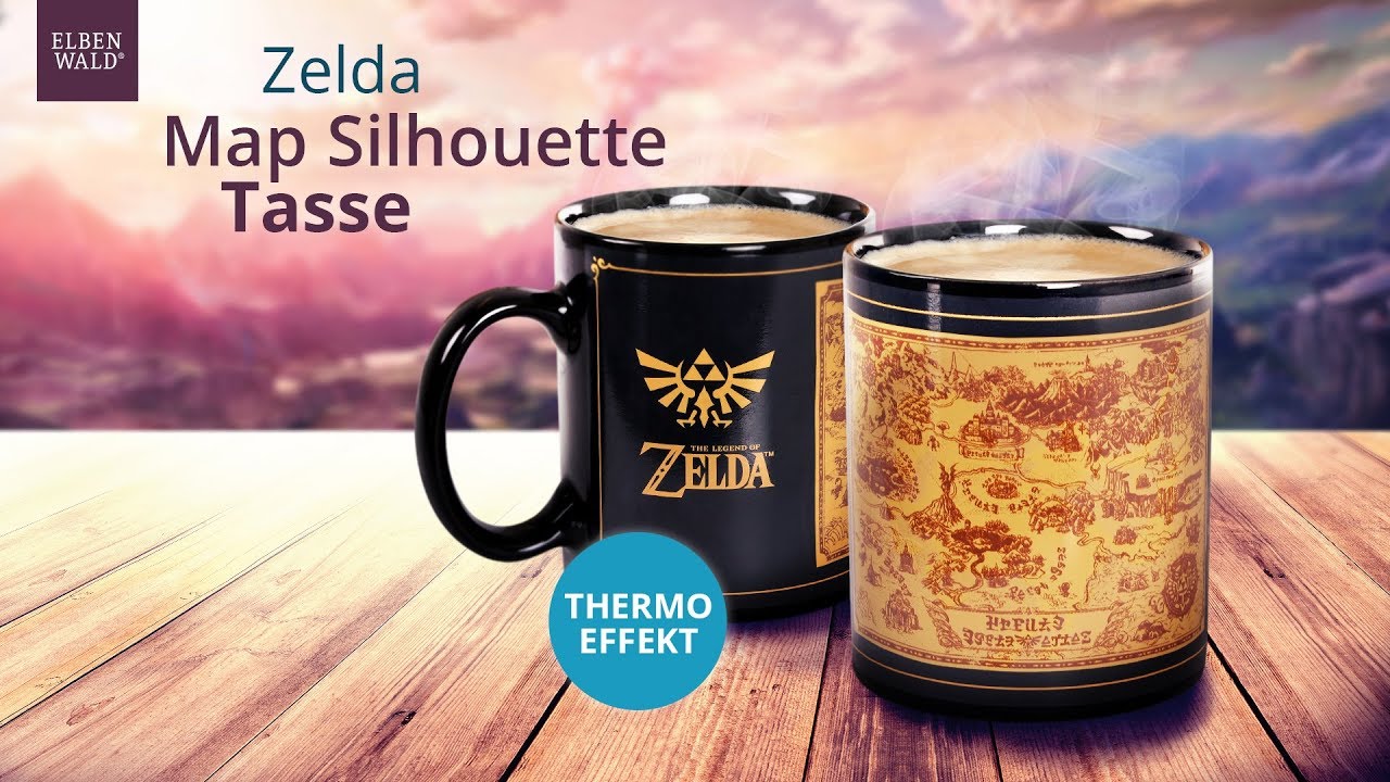 legend of zelda map mug