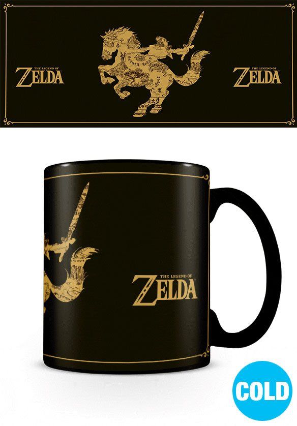 legend of zelda map mug