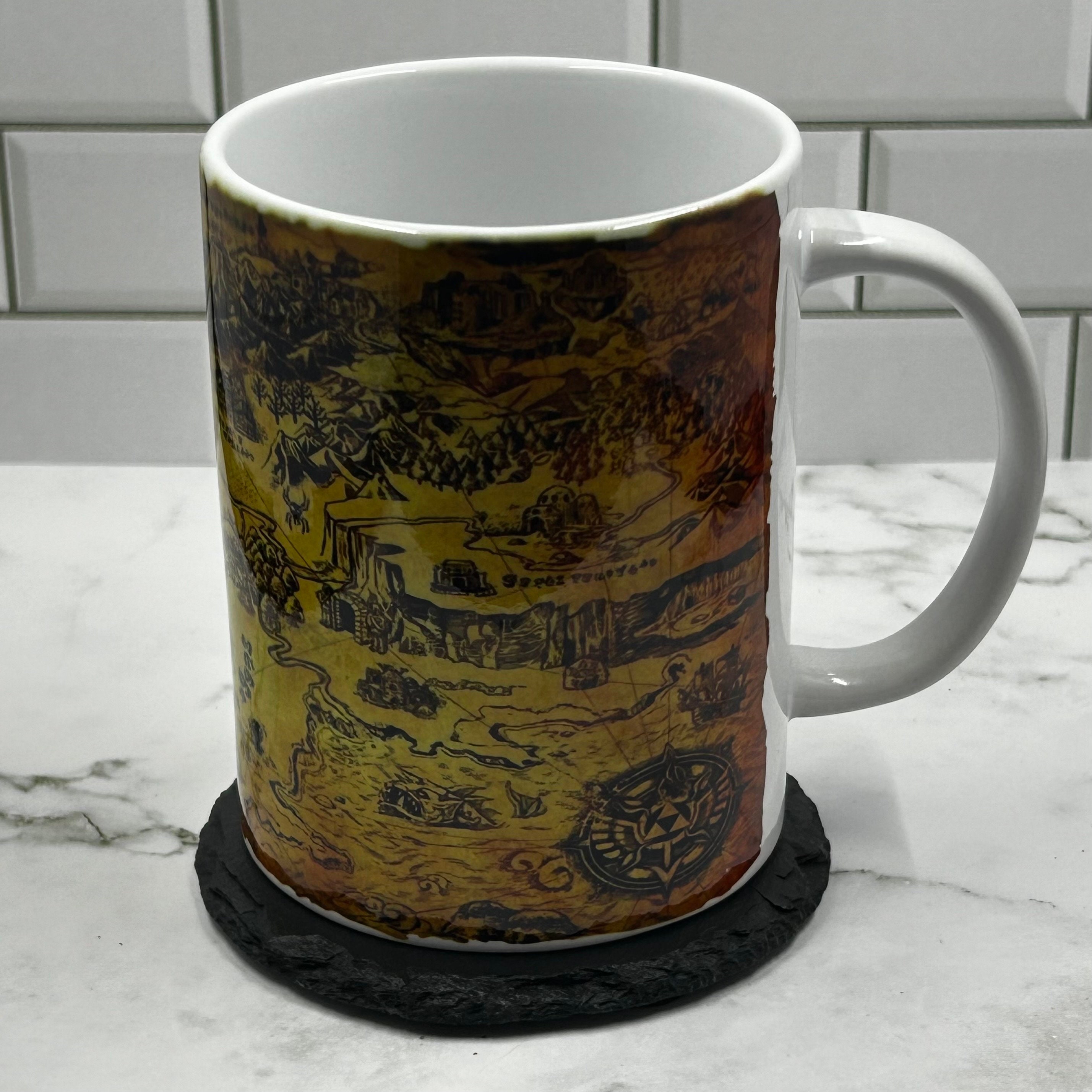 Zelda Hyrule Map Ceramic Mug the Legend of Zelda  