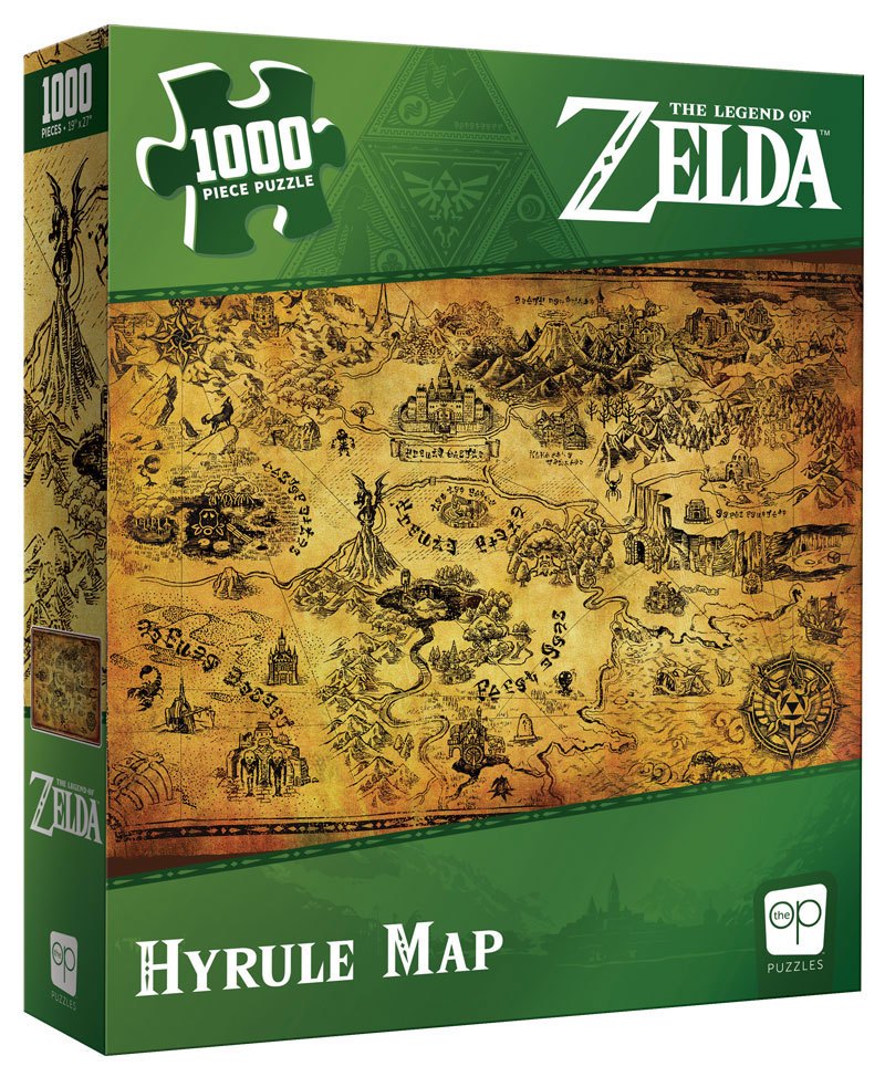 legend of zelda map puzzle