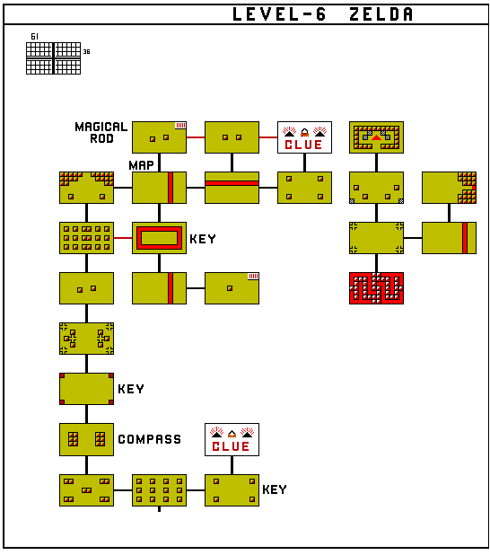 legend of zelda map quest 2 level 6