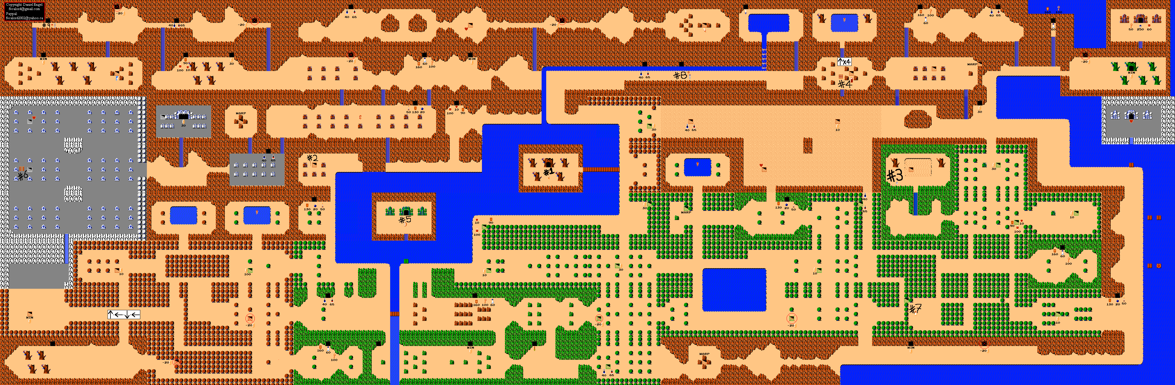legend of zelda map raft