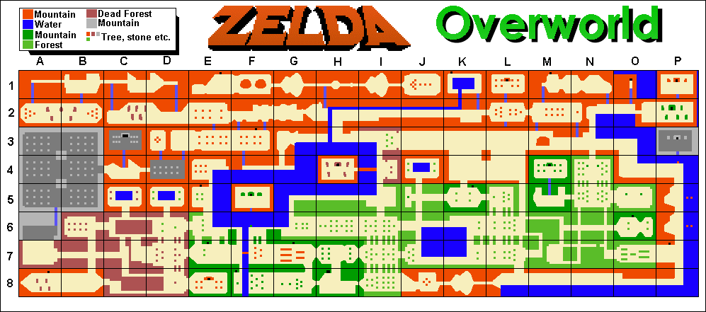 legend of zelda map raft