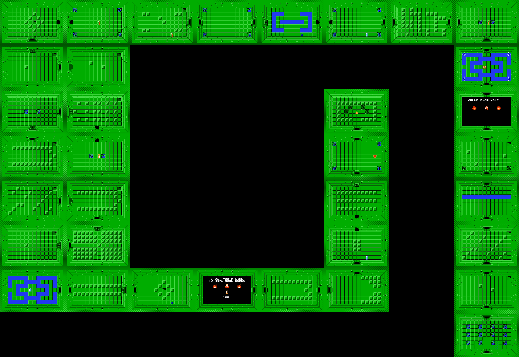 legend of zelda map to level 2