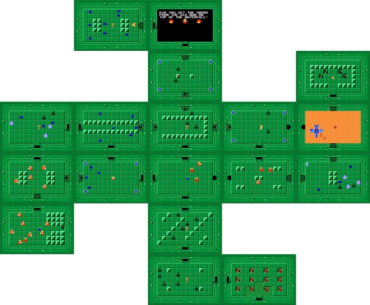 legend of zelda map walkthrough