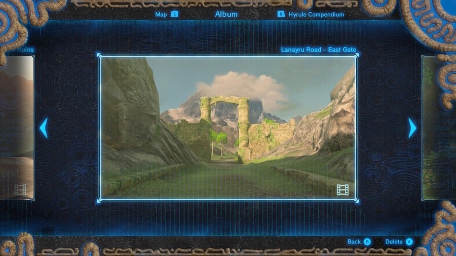 legend of zelda memories map
