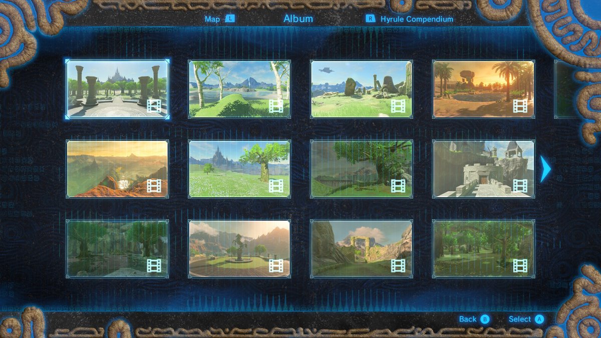 legend of zelda memories map