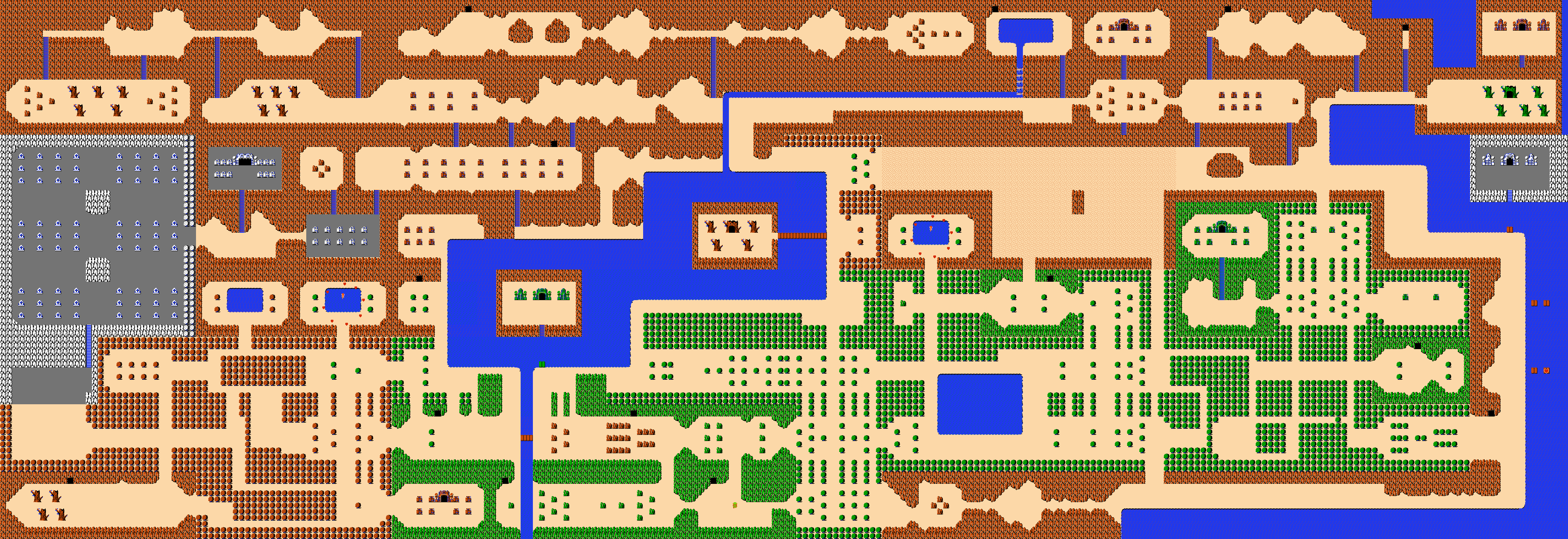 legend of zelda nes map pdf
