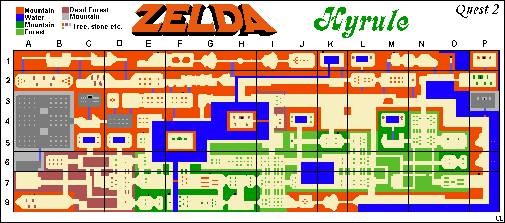 legend of zelda nes map pdf