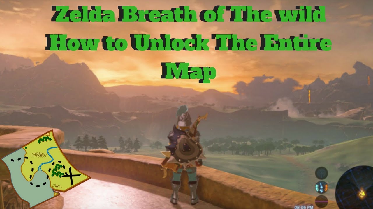 legend of zelda open map