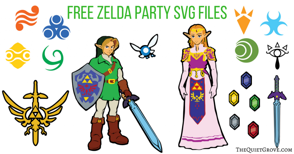 legend of zelda printable birthday invitations