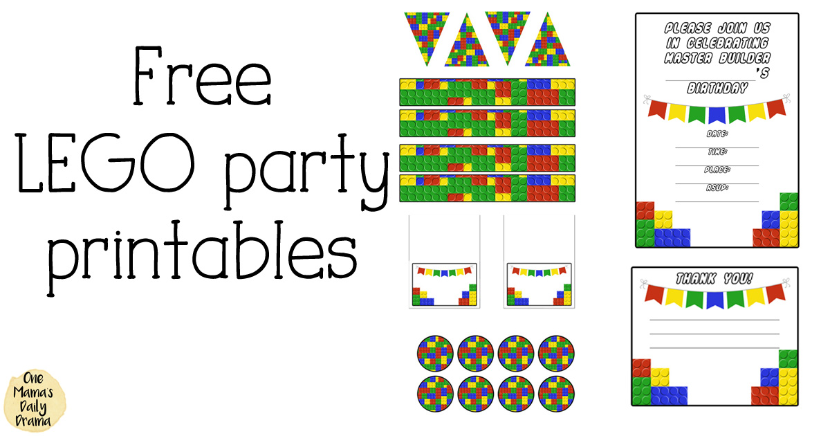 lego printable thank you tags