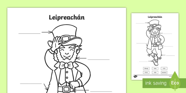leprechaun worksheet