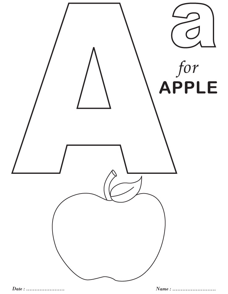 Printables Alphabet A Coloring Sheets | Download Free Printables ...