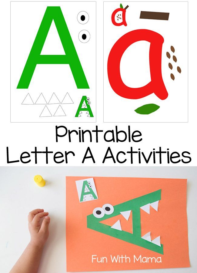 Letter A Crafts and Printable Activities