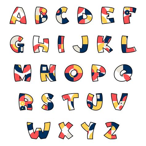 Patterns for Cutting Letters and Numbers
