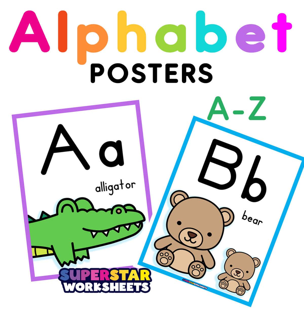 Alphabet Posters -Worksheets Library