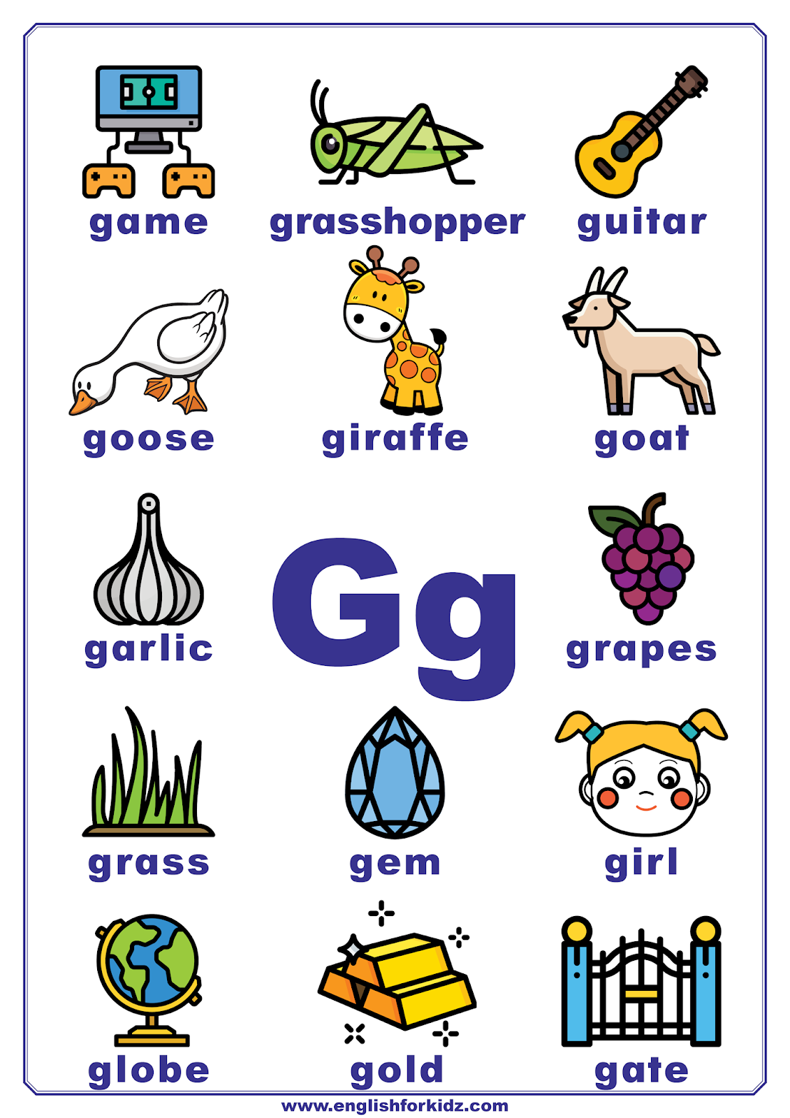 English for Kids Step by Step: Printable Alphabet Posters for ...