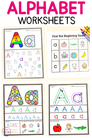 letter a printables for preschoolers