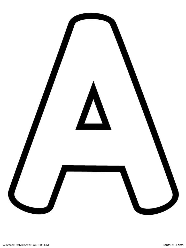 letter a worksheet free