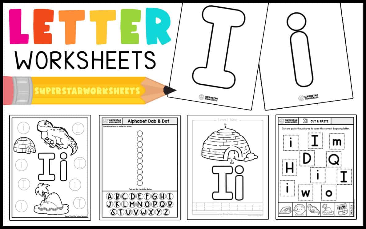 Letter I Worksheets -Worksheets Library