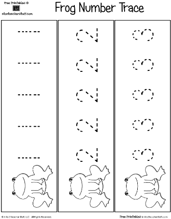 letter and number tracing worksheet