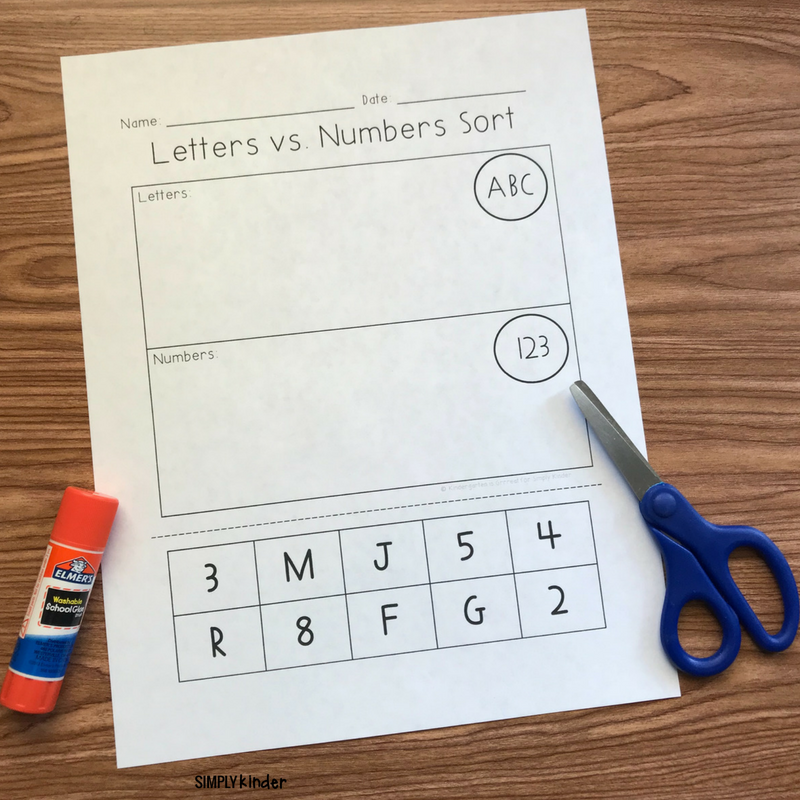 Letter or Number Worksheet - Have Fun Teaching - Worksheets Library