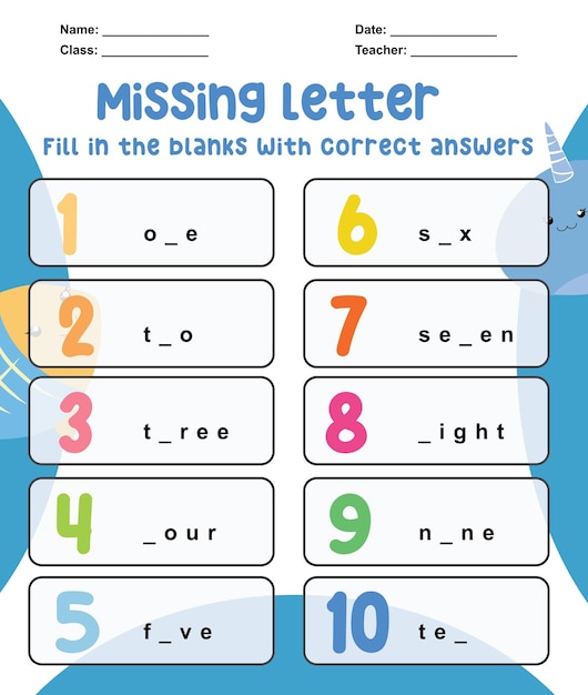 Letters vs. Numbers Worksheets 15 Worksheets Library