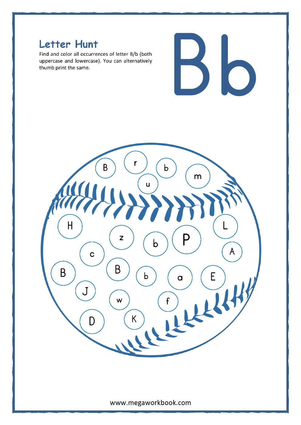 Letter B Worksheets - Letter B Worksheets For Preschoolers ...