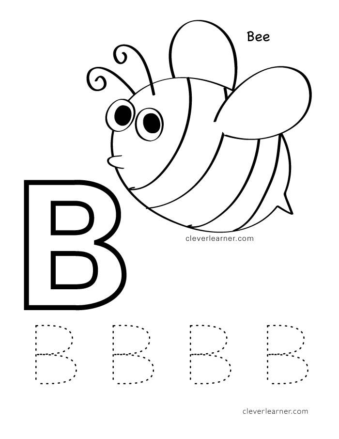 letter b handwriting worksheet